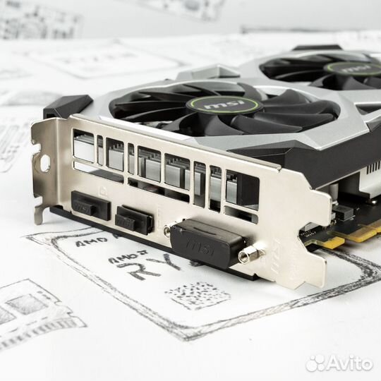 Видеокарта MSI GTX 1660 super ventus XS 6Gb