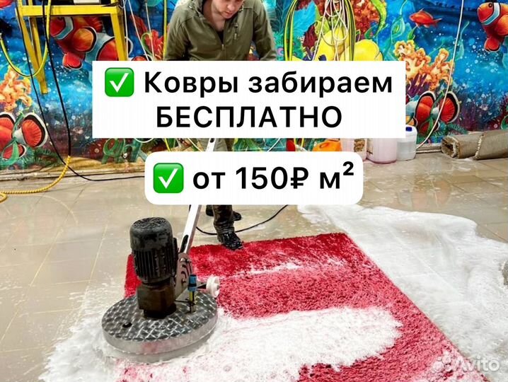 Химчистка ковров/ cтирка / мойка / чистка