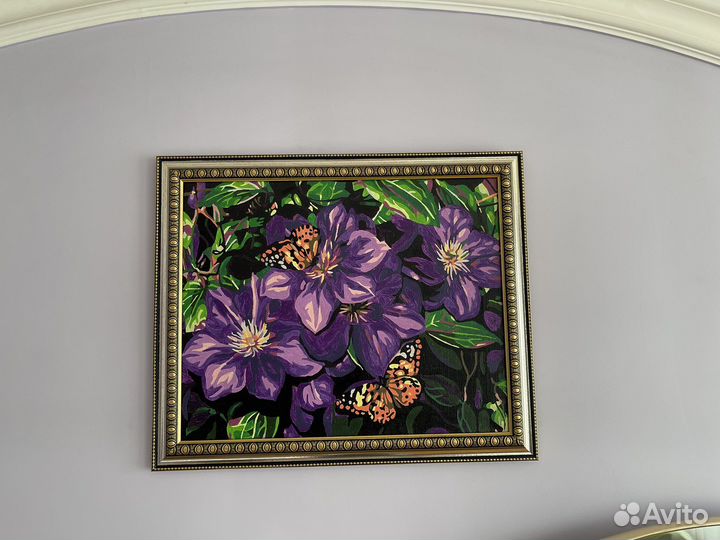 Картина маслом на холсте цветы