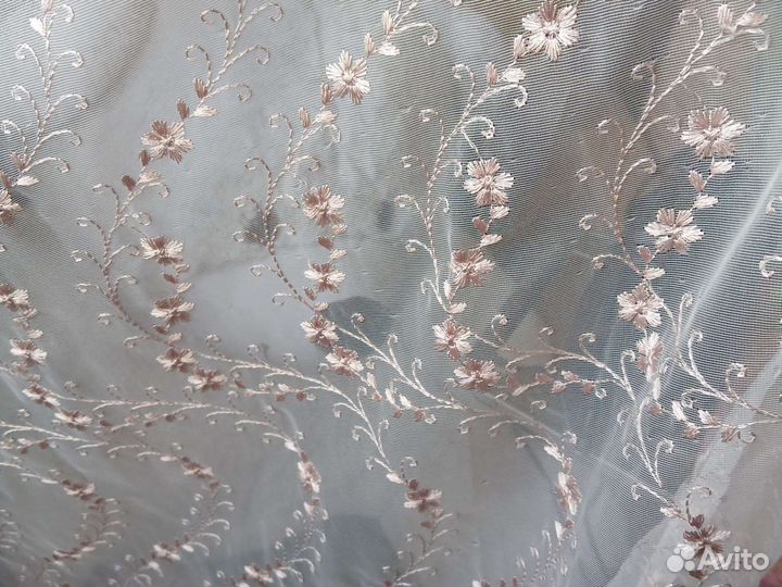 Шторы + тюль бу