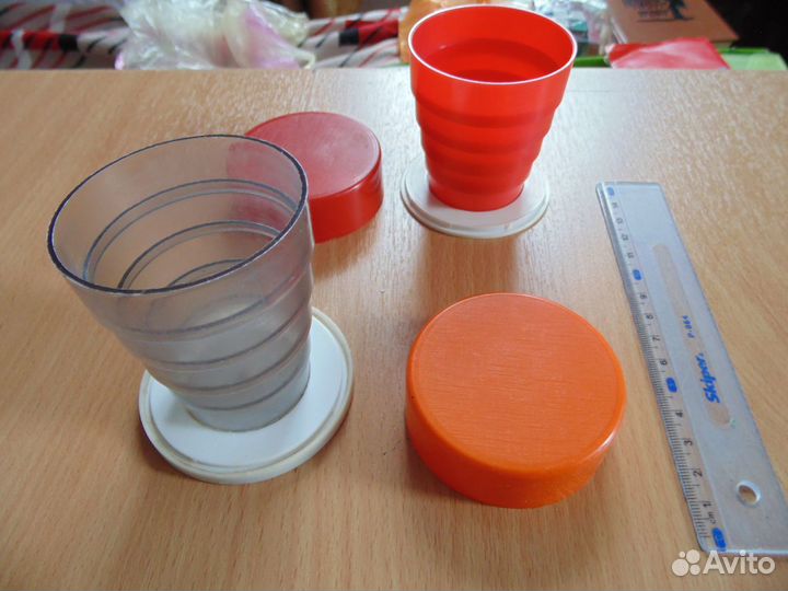 Сито 1950-е гг.Стаканчики пласт. раскладные СССР