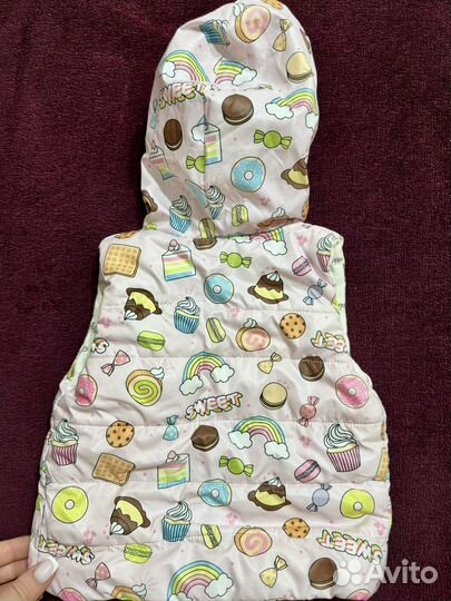 Жилетка для девочки 80