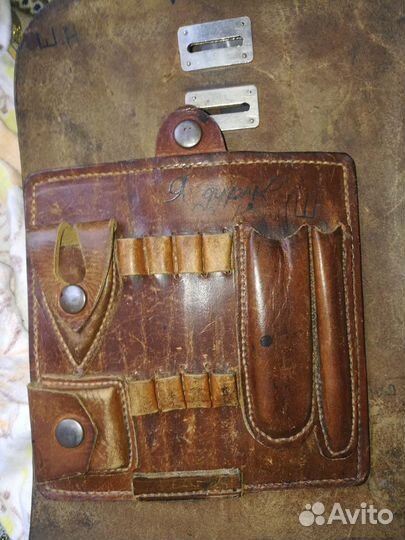 Сумка полевая кожаная (командирский планшет)