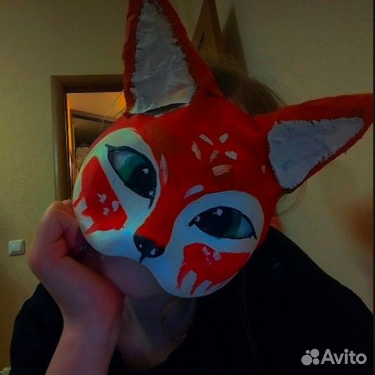 Маска для квадробики лиса