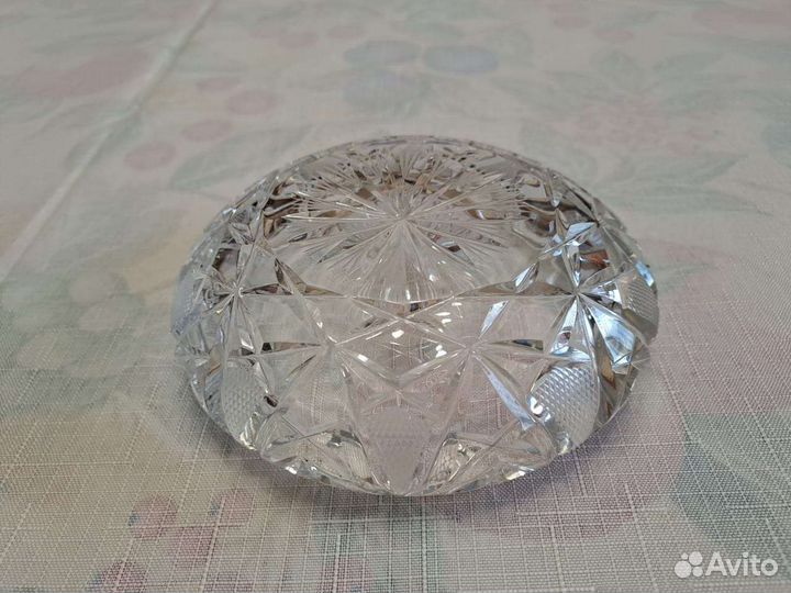 Пепельница хрустальная