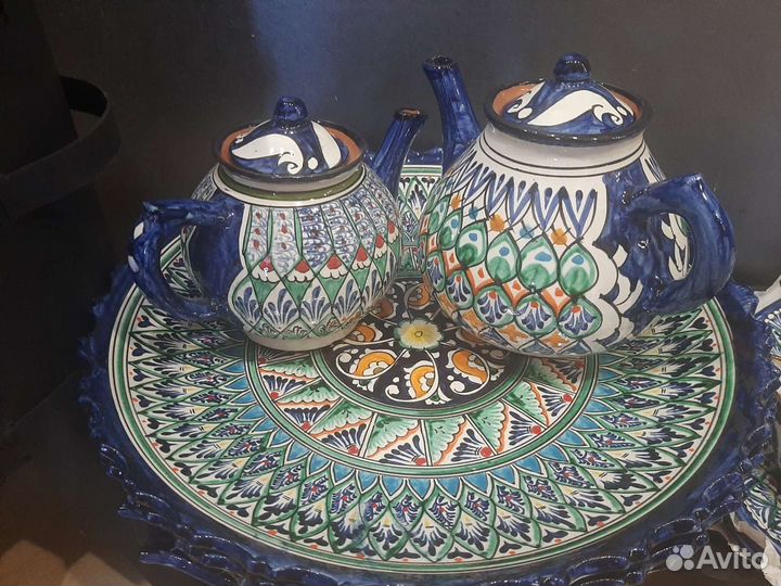 Посуда Риштан. Ручная работа