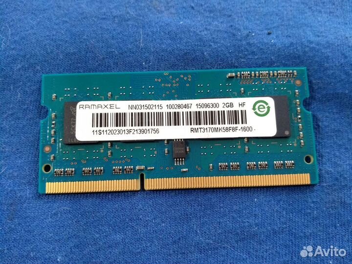 Плата оперативной памяти ramaxel 2Gb