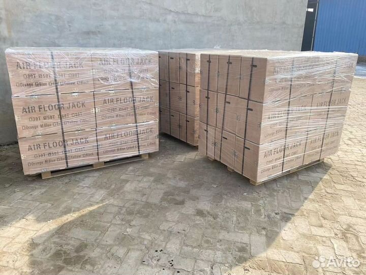 Домкрат подкатнoй пнeвмогидрaвличecкий 2x-штoковый ERT50Т 50/60/80/100/120 тонн