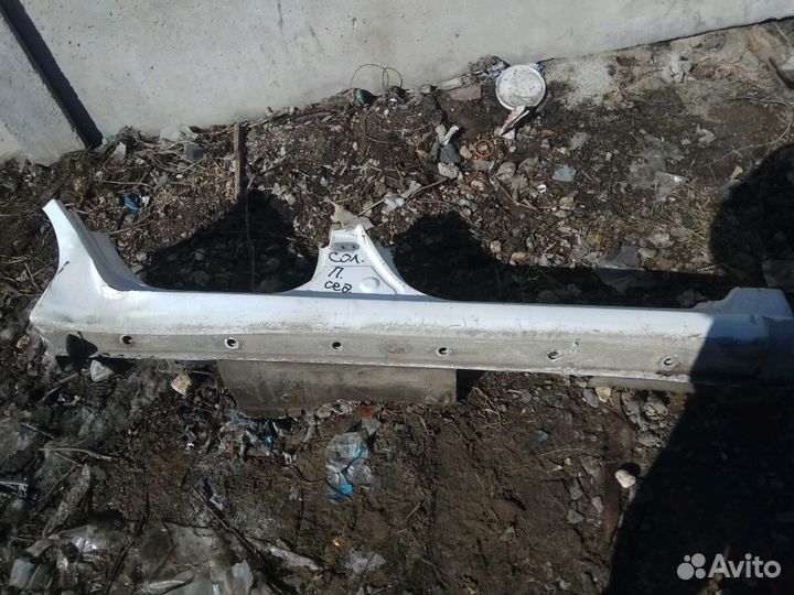 Порог правый Хендай Солярис Hyundai Solaris