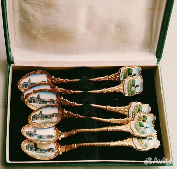 Ложки сувенирные чайные комплект Ленинград