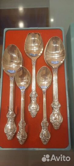 Мельхиоровые ложки СССР набор