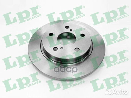 Диск тормозной toyota auris 07- (пр-во