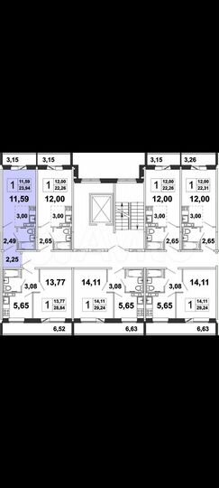 Квартира-студия, 25,4 м², 7/10 эт.