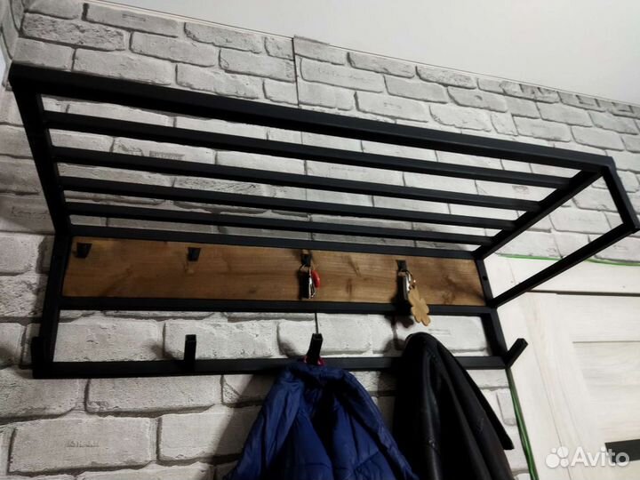 Вешалка для одежды loft, Лофт прихожая