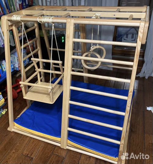 Комплекс Kidwood Ракета с чехлом и скалодромом