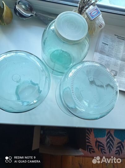 Банка 3л и бутыль 20л стеклянные по госту СССР