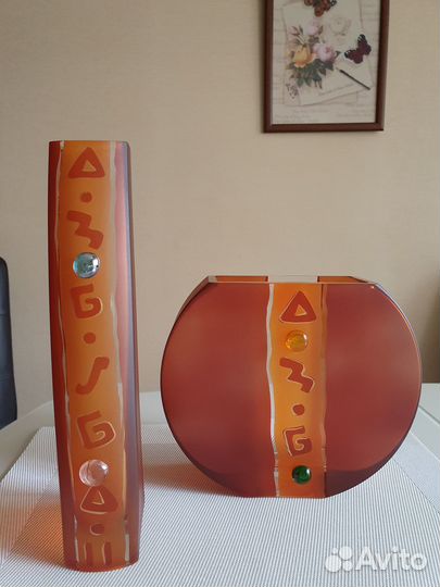 Стильные вазы 2 шт