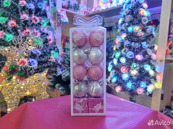 Набор елочных шаров в ассортименте