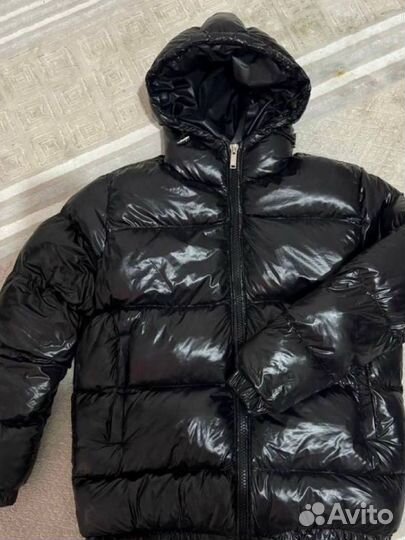 Пуховик zara глянцевый