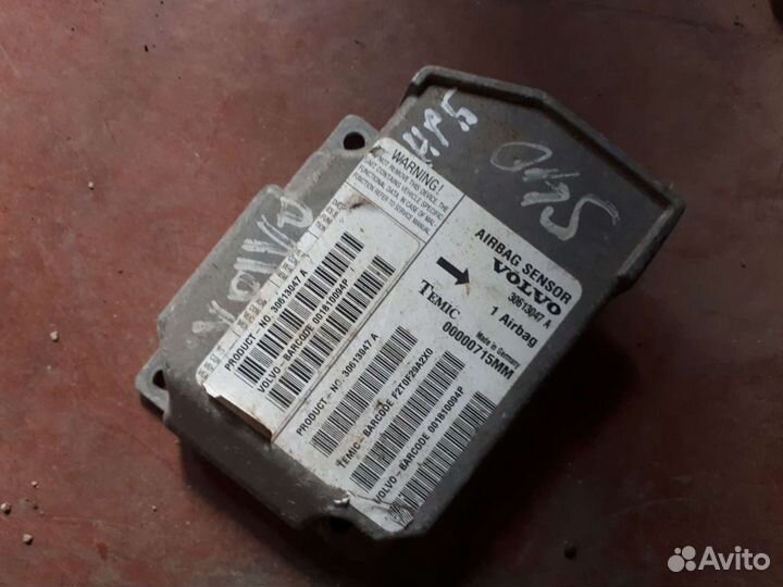 Эбу Airbag Volvo S40