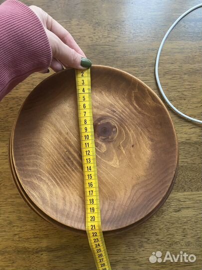 Набор тарелок деревянные, бронь до 29.10 вкл