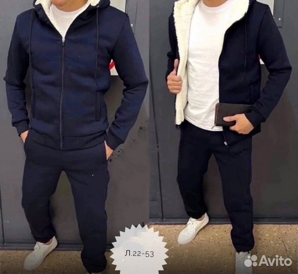 Спортивный костюм мужской утепленный новый