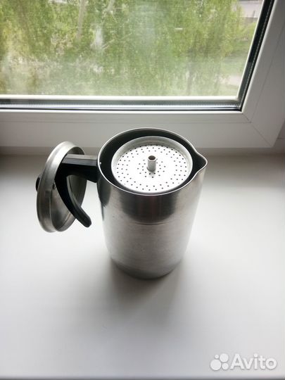 Кофейник алюминиевый СССР (гейзерная кофеварка)