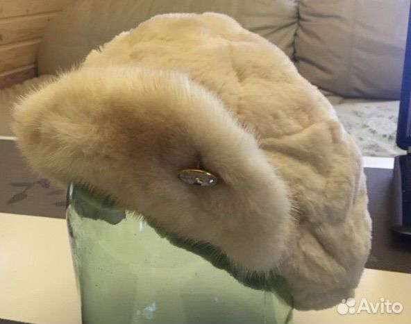 Берет женский норковый