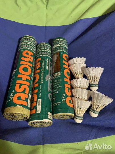 Воланы перьевые Ashoka (Индия)