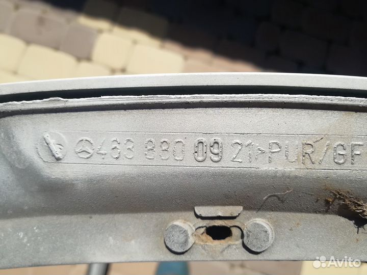 Расширители арок на g-class