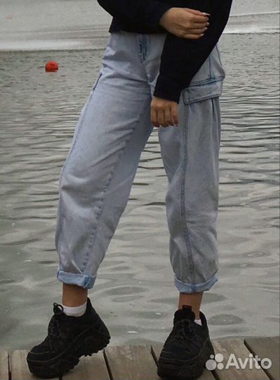 Джинсы bershka 34