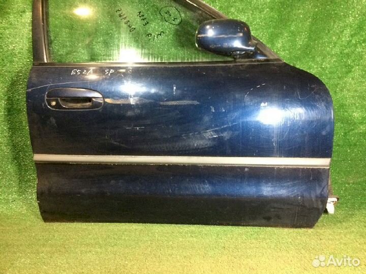 Дверь передняя правая Mitsubishi Galant E55A Синяя