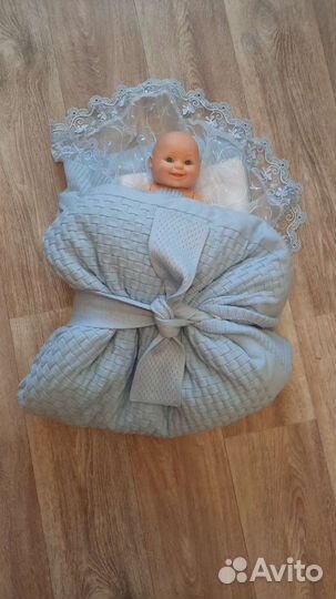 Конверт одеяло на выписку осень