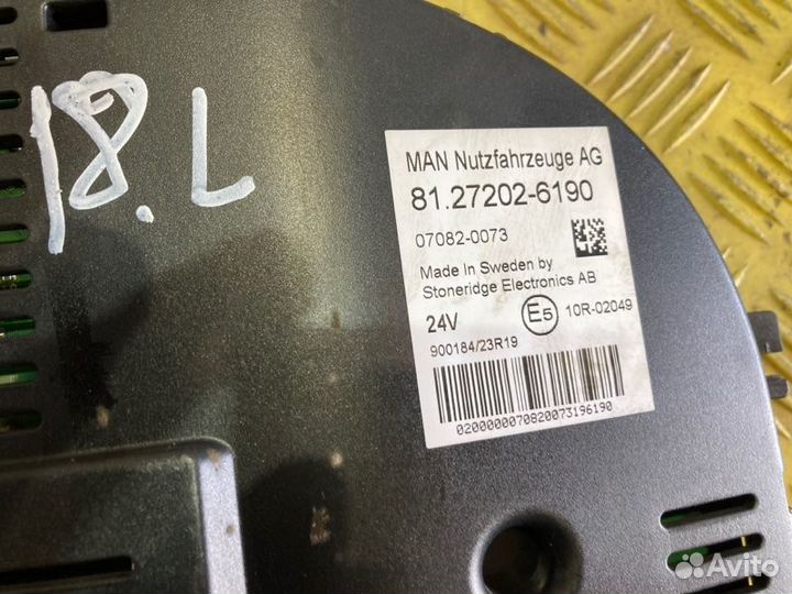 Панель приборов MAN Man Tgl