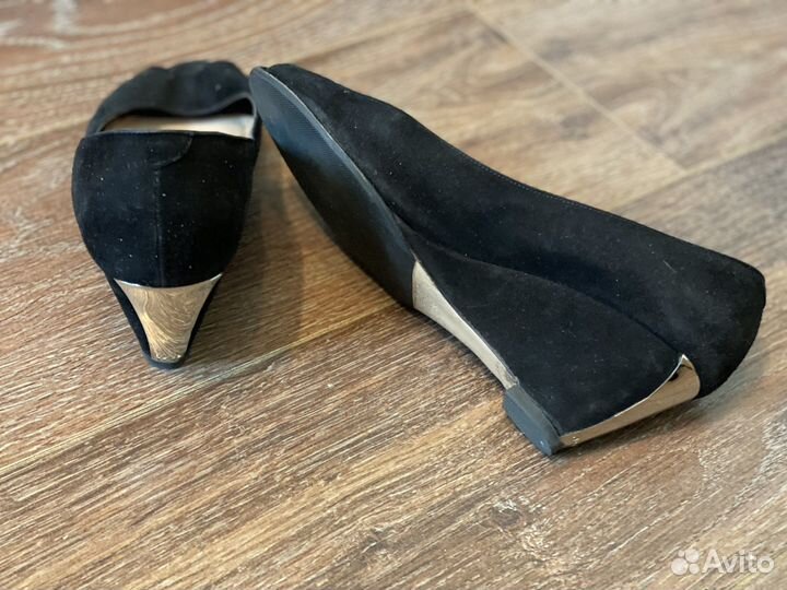 Балетки, туфли, ботиночки замша