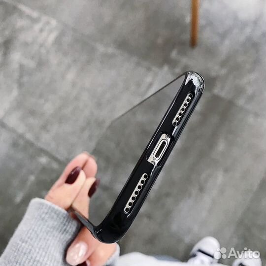 Зеркальные Чехлы на iPhone 14 (Pro/ProMax) Black