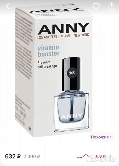Лаки для ногтей Anny