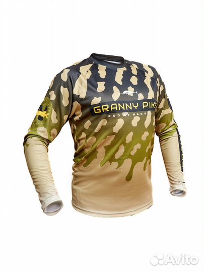Футболка c длинным рукавом Volga Baits Granny Pike