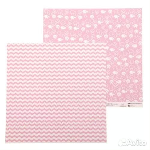 Бумага для скрапбукинга 10 листов 30х30