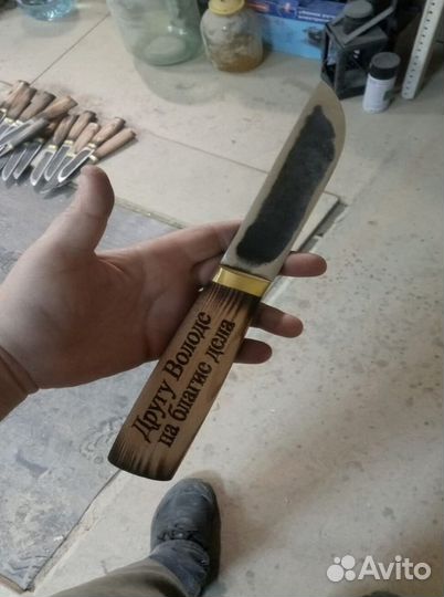 Нож якутский ручной работы