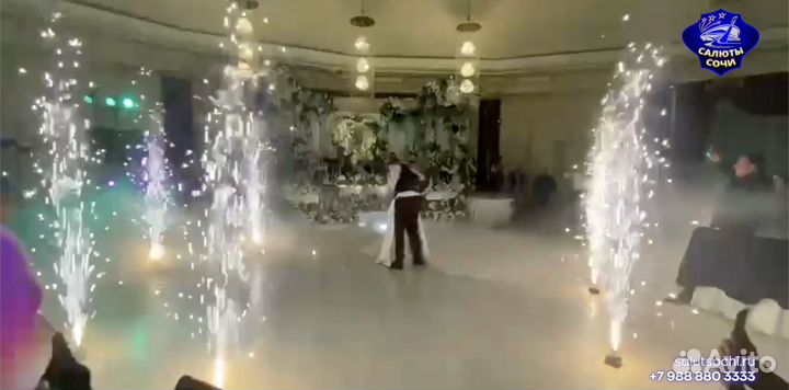 Фонтаны на свадебный танец (6 штук)