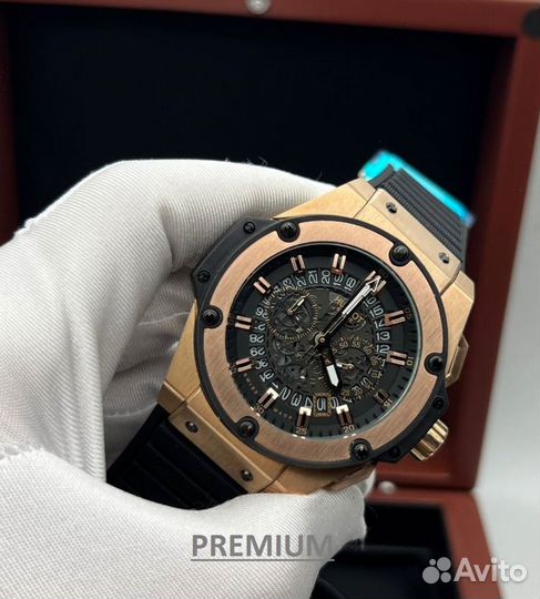 Брутальные мужские часы Hublot