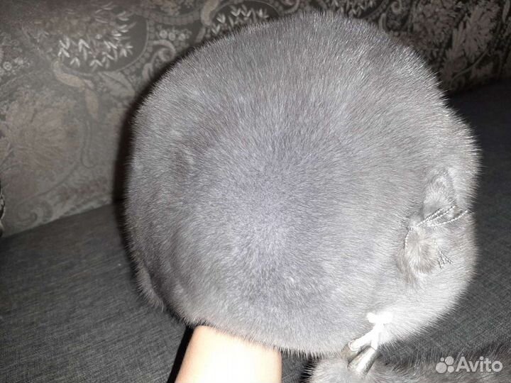 Женский норковый берет