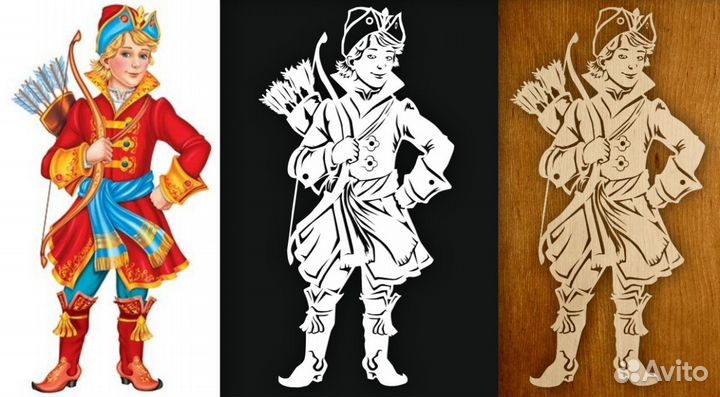 Отрисовка в векторе логотипов, рисунков, схем