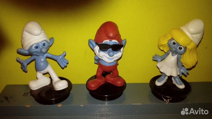 Киндер муми тролли, смурфы