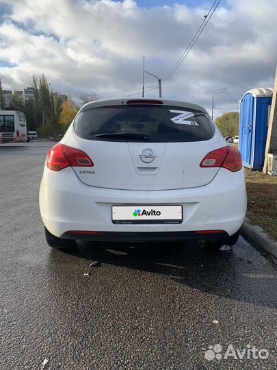 Opel Astra 1.6 AT, 2012, 214 000 км