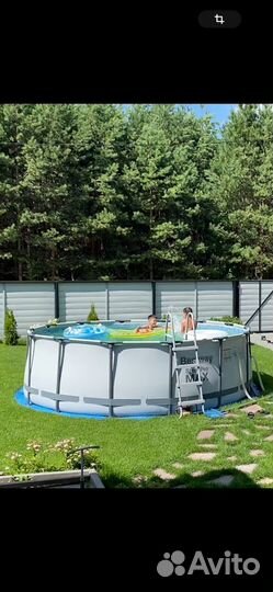 Каркасный бассейн 366 на 122