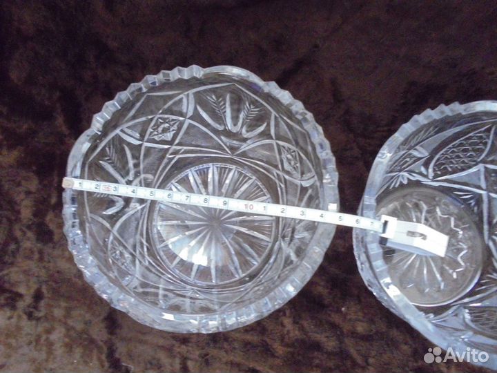 Хрустальная конфетница, салатница