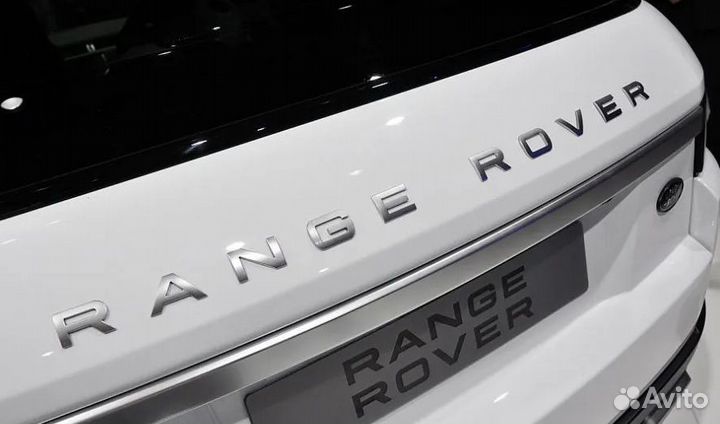 Range Rover буквы серебро LR надпись перед задняя
