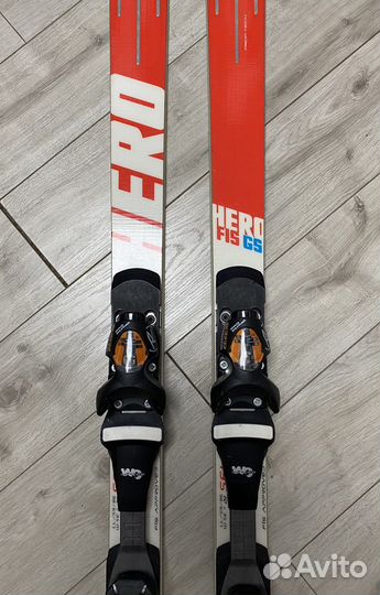 Лыжи Rossignol Hero Fis GS 195 R35 + 200 креп
